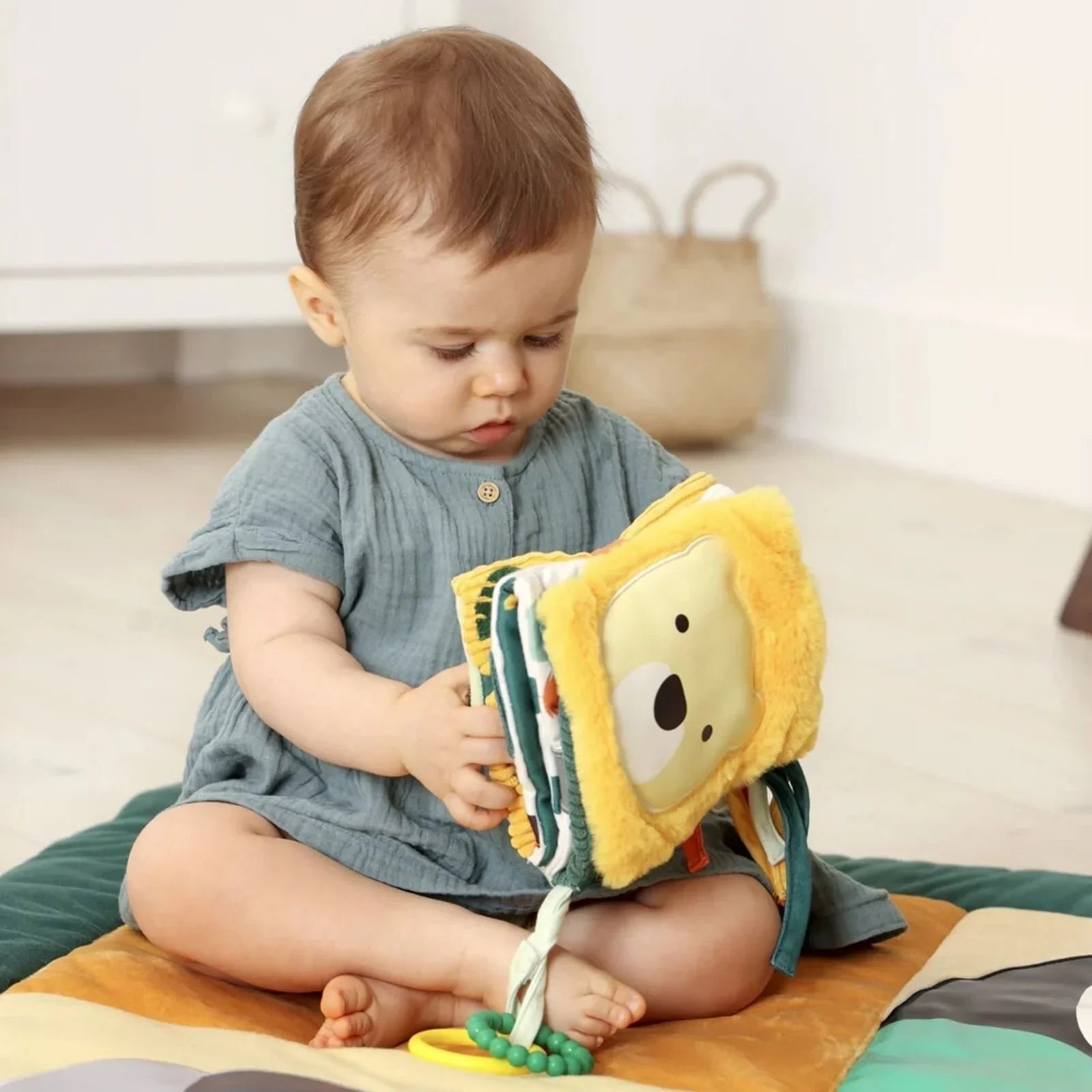 Little Big Friends Soft Activity Book 2-in-1 - Jungle | Luxury Home Accessories | Heulog Glow