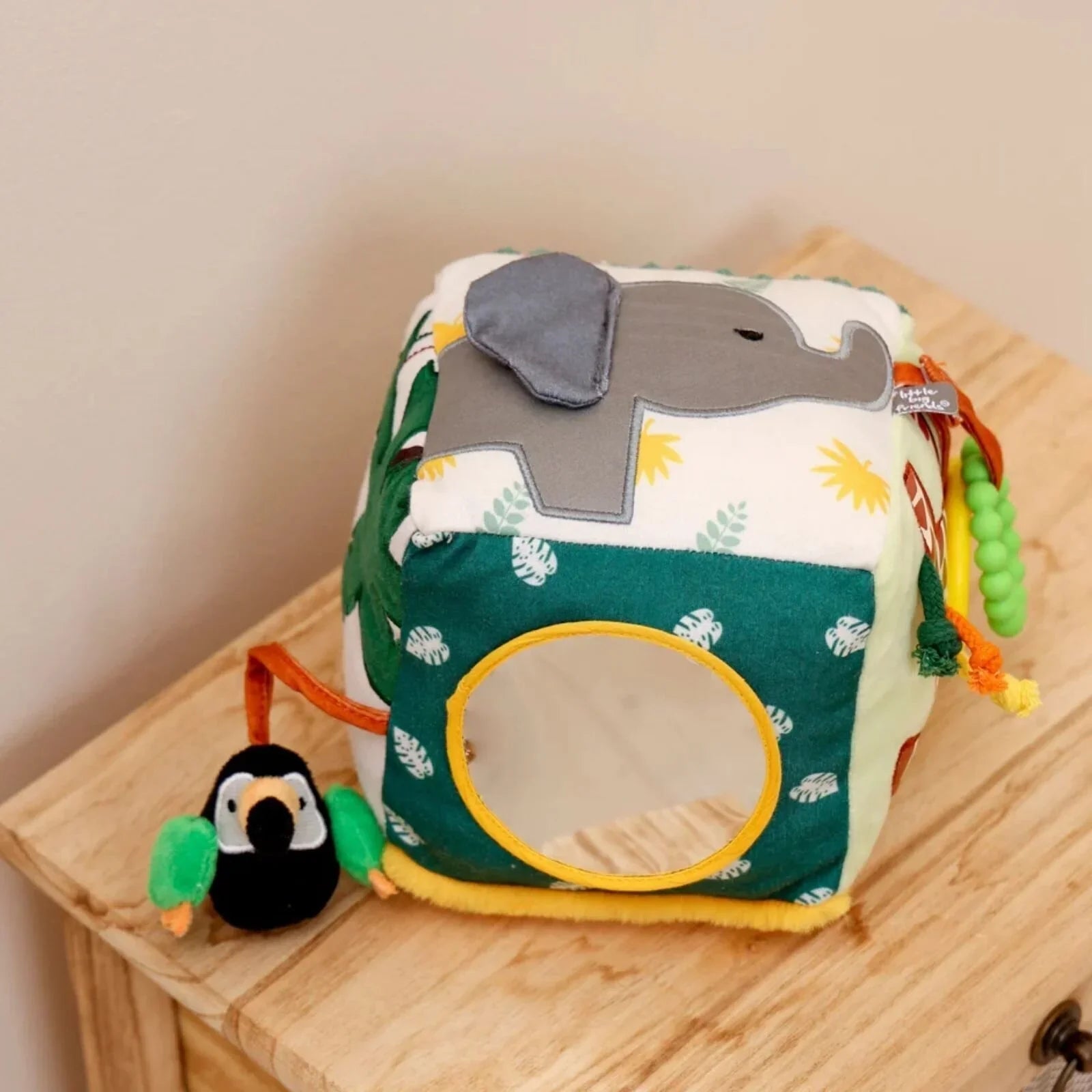 Little Big Friends Soft Activity Cube - Jungle | Luxury Home Accessories | Heulog Glow
