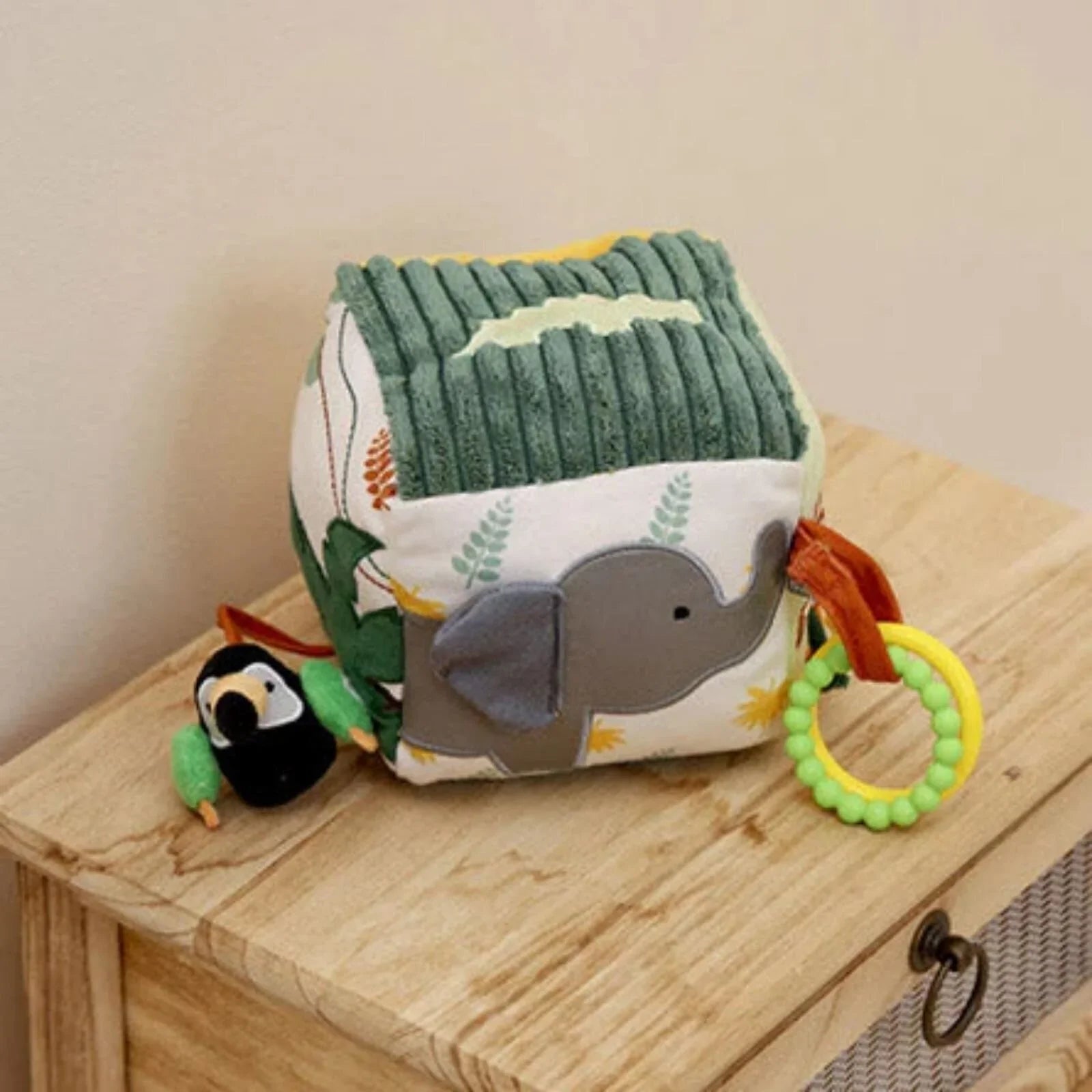 Little Big Friends Soft Activity Cube - Jungle | Luxury Home Accessories | Heulog Glow