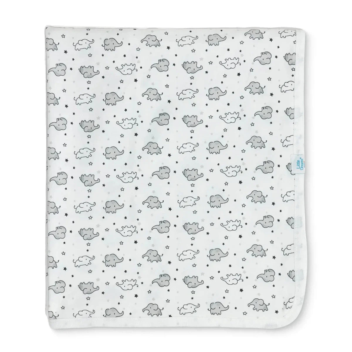 Little Dreams Boys Cotton Jersey Blankets - Ecru | Luxury Home Accessories | Heulog Glow