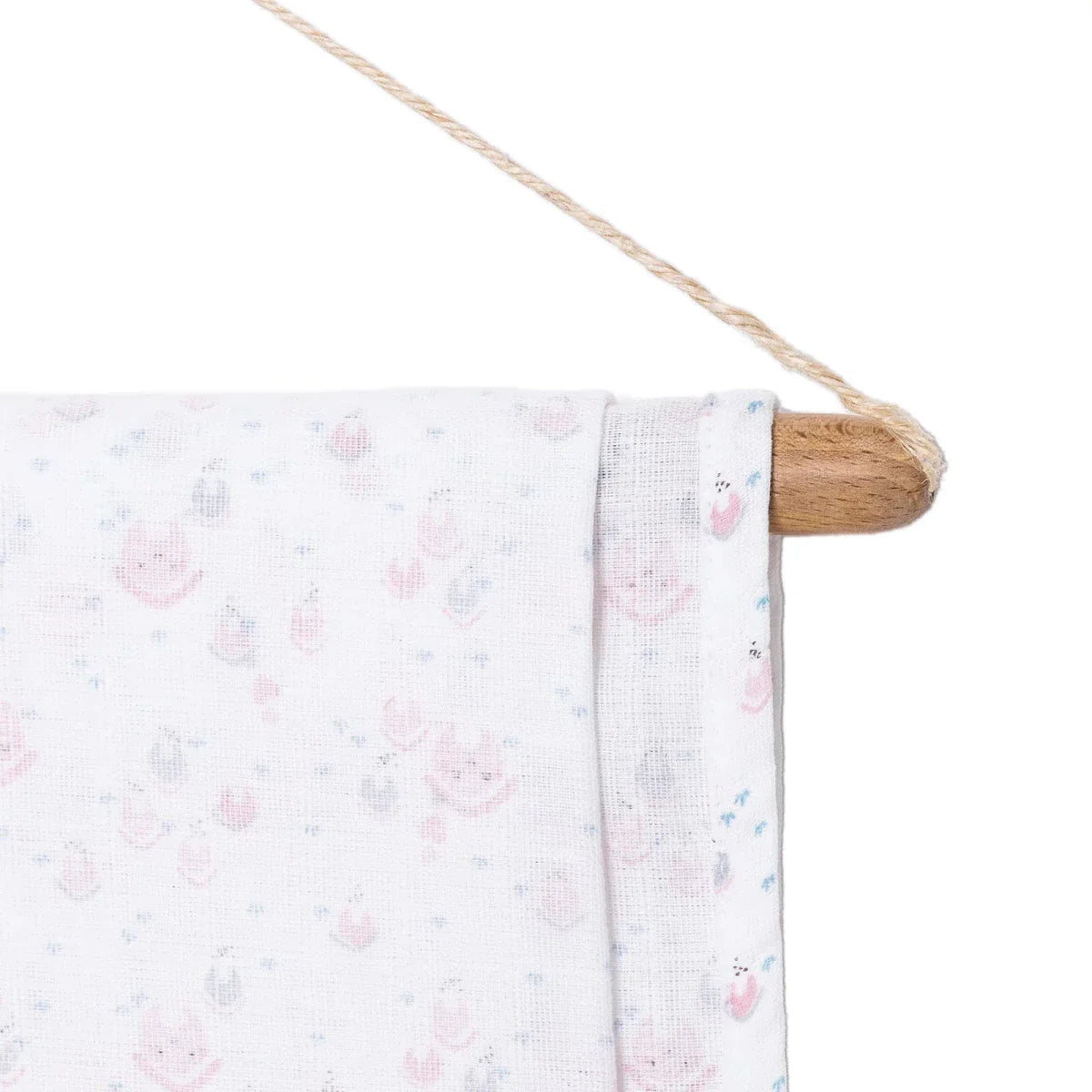 Little Dreams Muslin Blanket Girls - Pink | Luxury Home Accessories | Heulog Glow