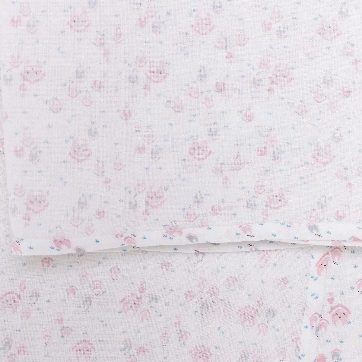Little Dreams Muslin Blanket Girls - Pink | Luxury Home Accessories | Heulog Glow