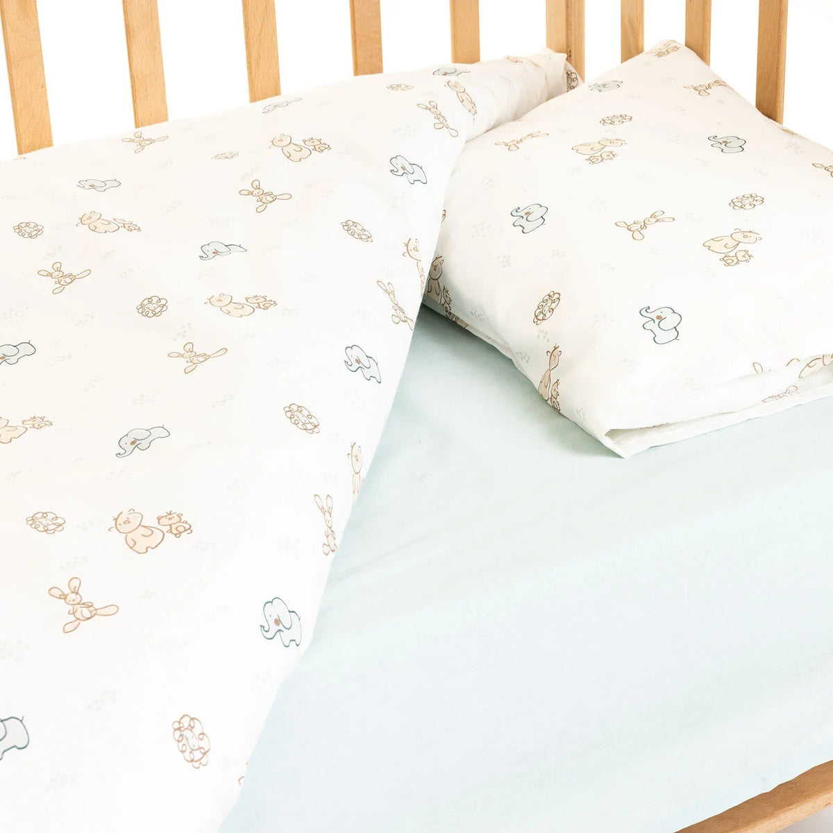 Little Dreams Unisex Baby Duvet Cover - Printed | Luxury Home Accessories | Heulog Glow