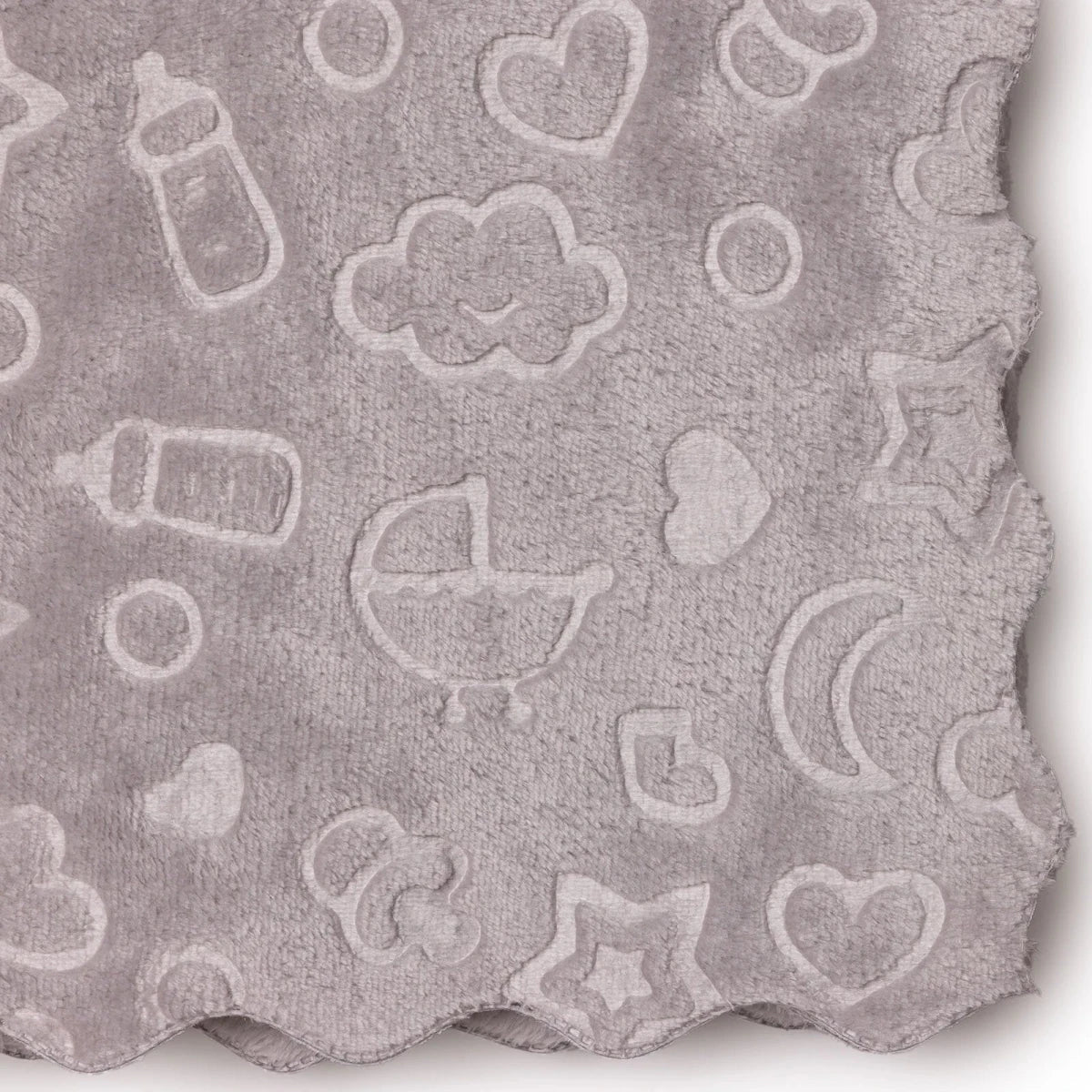 Little Dreams Unisex Plush Blankets - Grey | Luxury Home Accessories | Heulog Glow