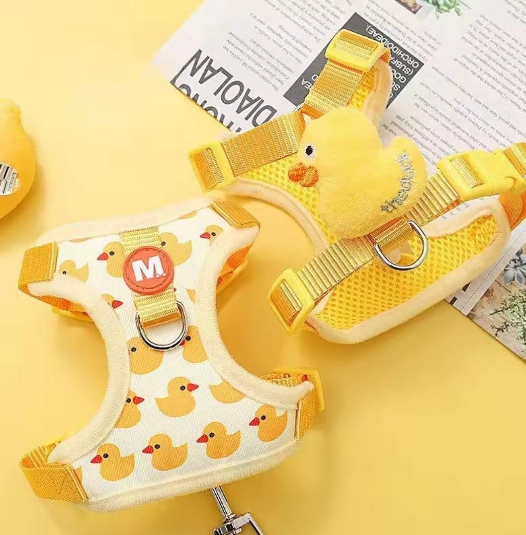 Little Duck Dog Harness & Lead Set | Luxury Home Accessories | Heulog Glow