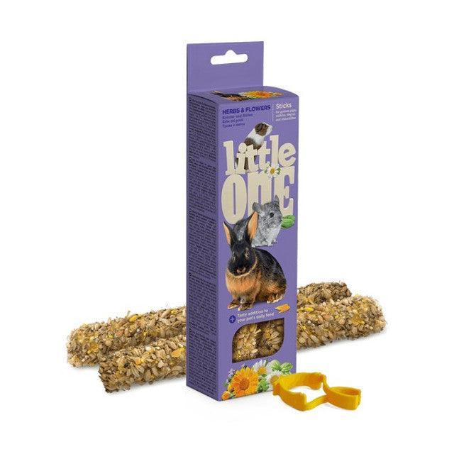 Little One Sticks For Guinea Pigs Rabbits And Chinchillas With Herbs And Flowers 2х55G | Luxury Home Accessories | Heulog Glow
