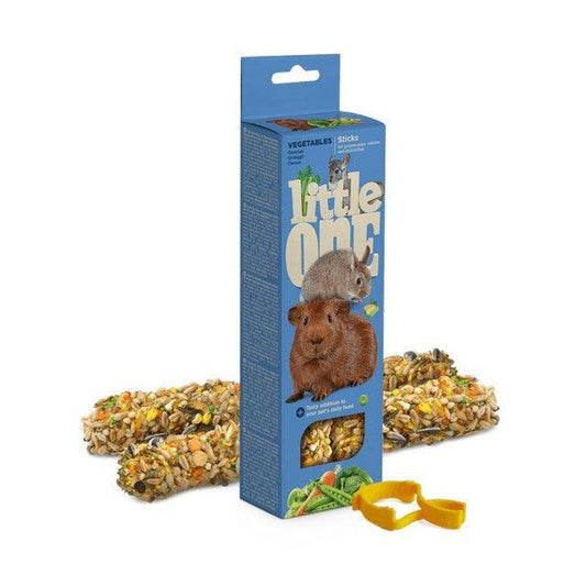 Little One Sticks For Guinea Pigs, Rabbits And Chinchillas With Vegetables 2x60G | Luxury Home Accessories | Heulog Glow