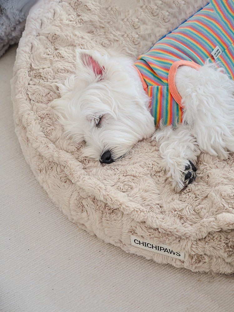 Little Rabbit Velvet Cloud Nest Deep Sleeping Dog | Luxury Home Accessories | Heulog Glow