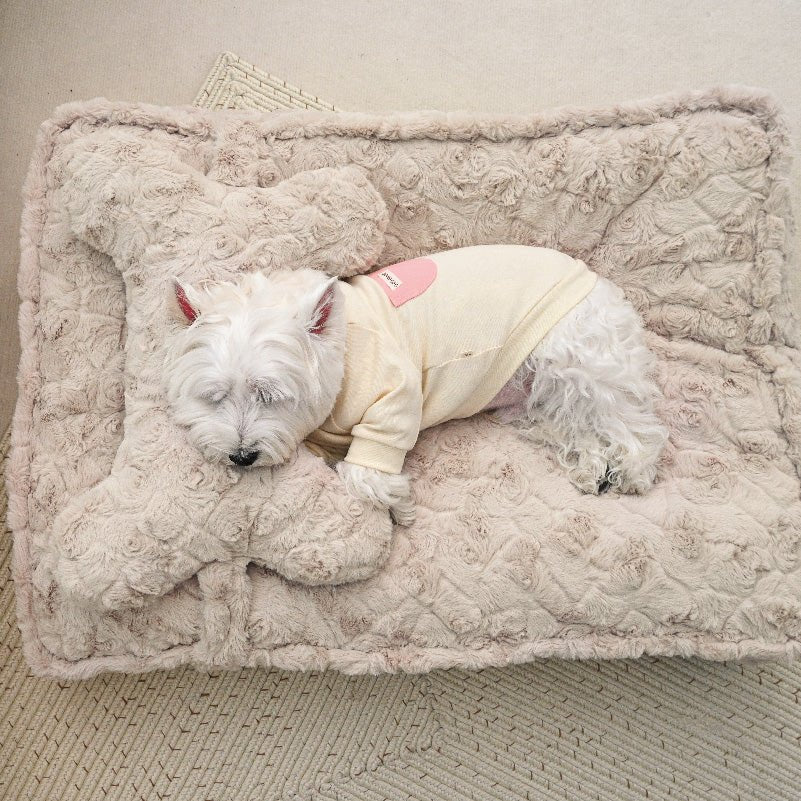 Little Rabbit Velvet Cloud Nest Deep Sleeping Dog | Luxury Home Accessories | Heulog Glow