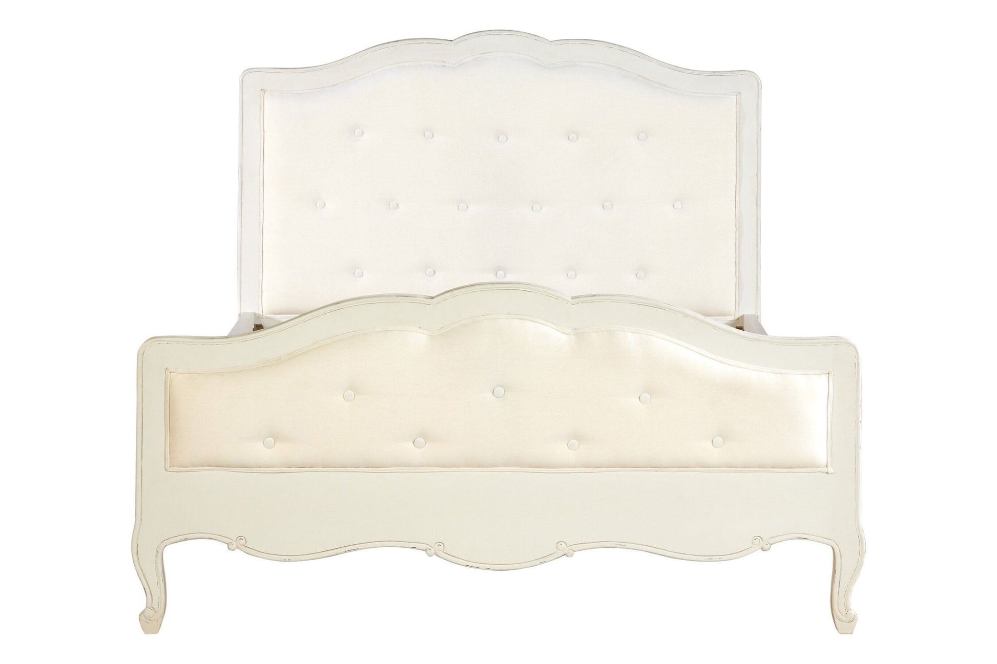 Loire White Double Bed | Luxury Home Accessories | Heulog Glow
