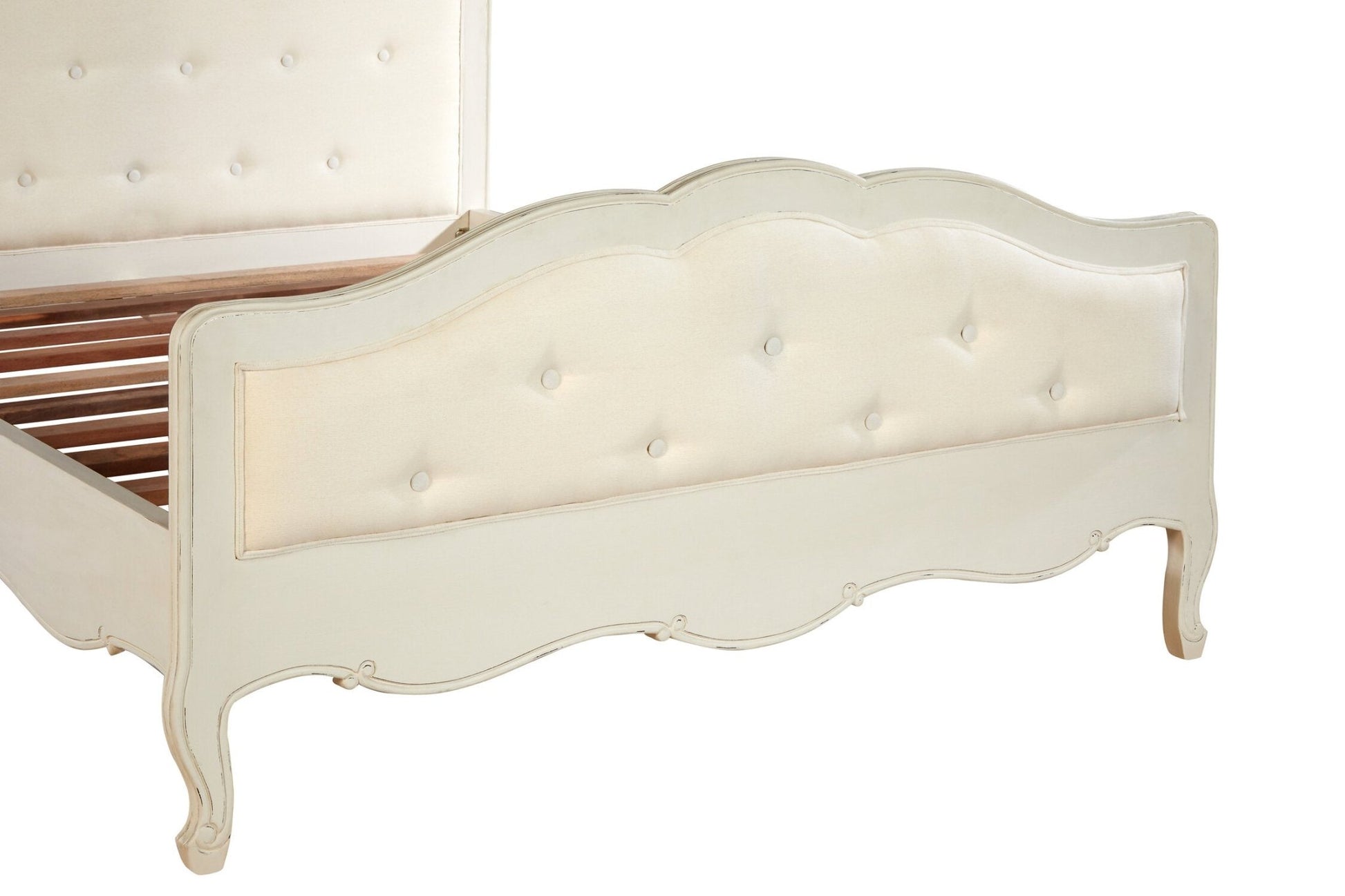 Loire White Double Bed | Luxury Home Accessories | Heulog Glow