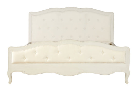 Loire White Super Kingsize Bed | Luxury Home Accessories | Heulog Glow