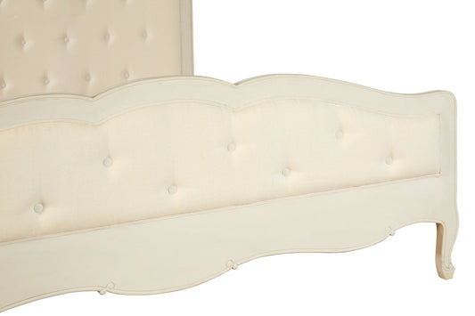 Loire White Super Kingsize Bed | Luxury Home Accessories | Heulog Glow