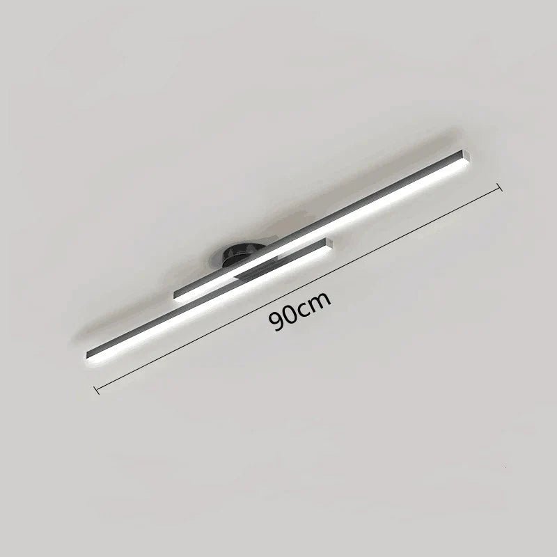 Long Aluminium LED Ceiling Light Modern Creative Design | Luxury Home Accessories | Heulog Glow
