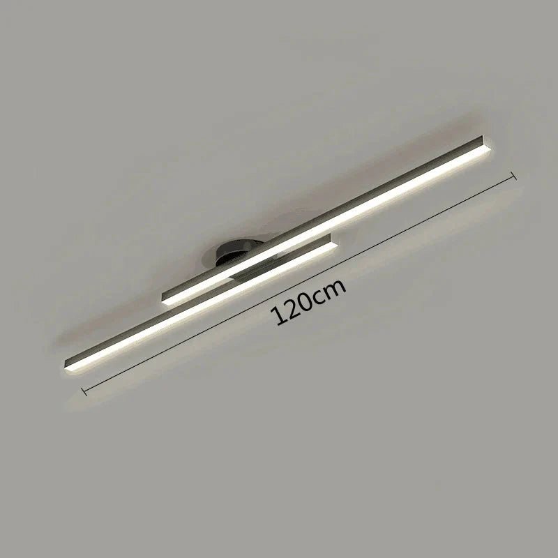 Long Aluminium LED Ceiling Light Modern Creative Design | Luxury Home Accessories | Heulog Glow