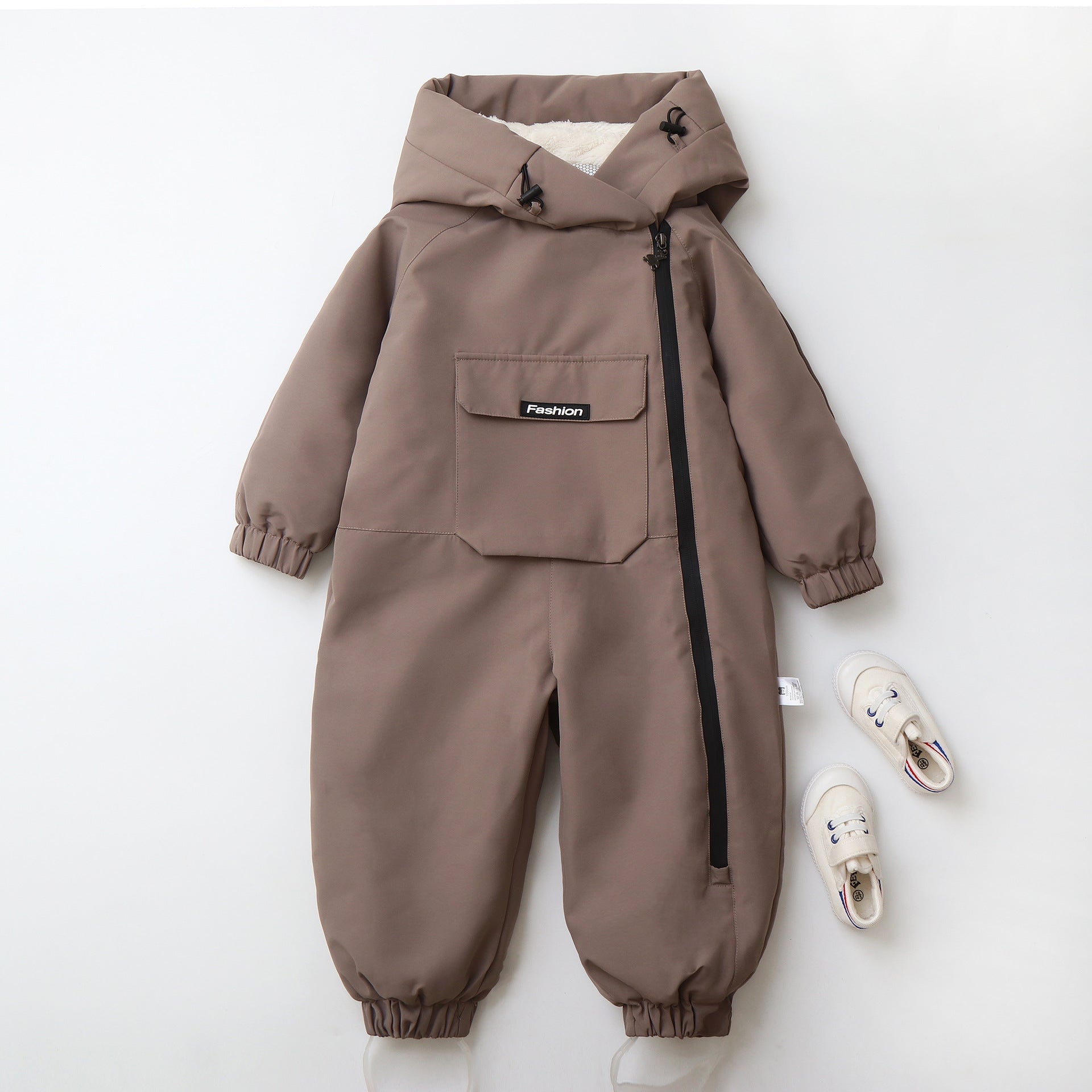Long Crawling Suit One-piece Hooded Jumpsuit | Luxury Home Accessories | Heulog Glow