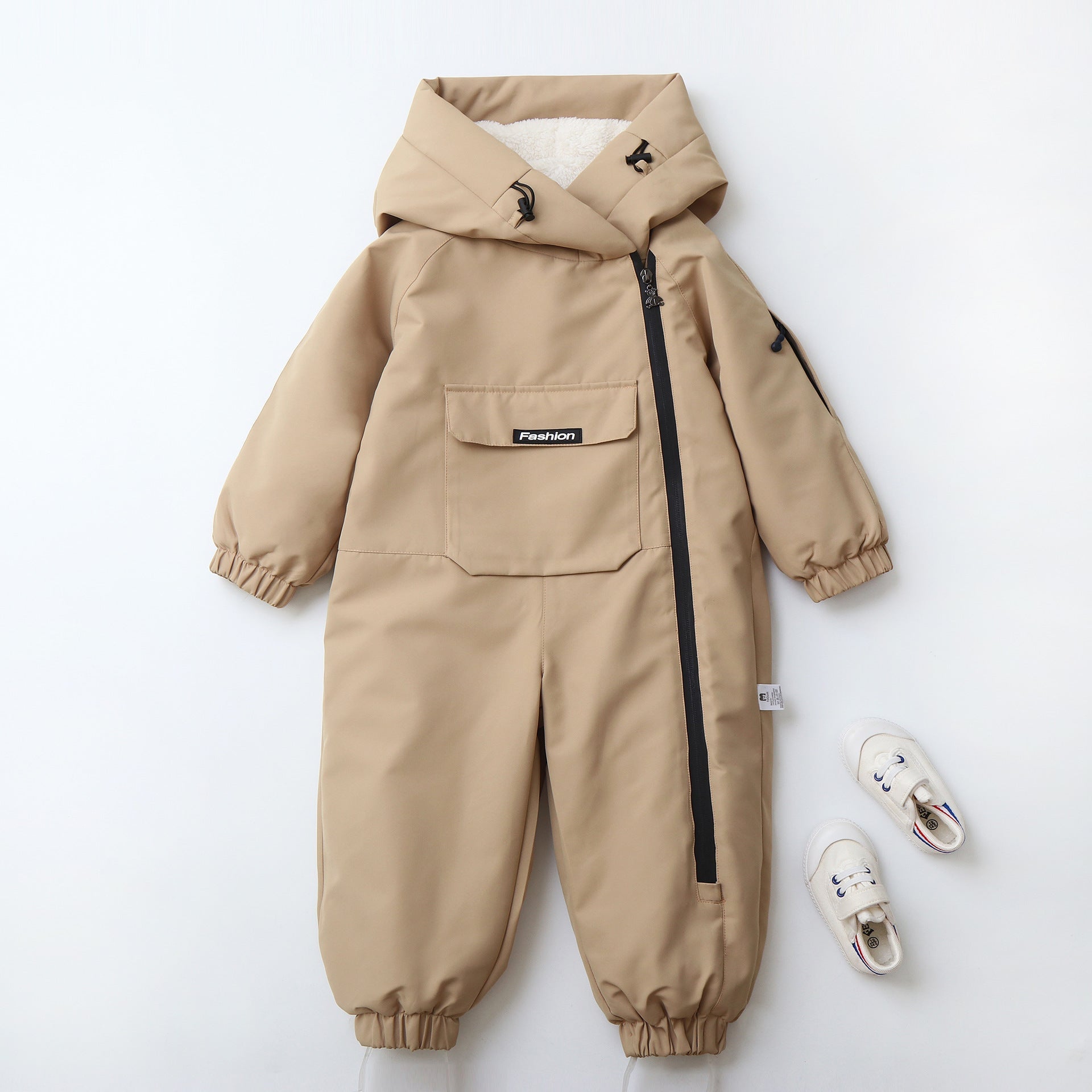 Long Crawling Suit One-piece Hooded Jumpsuit | Luxury Home Accessories | Heulog Glow