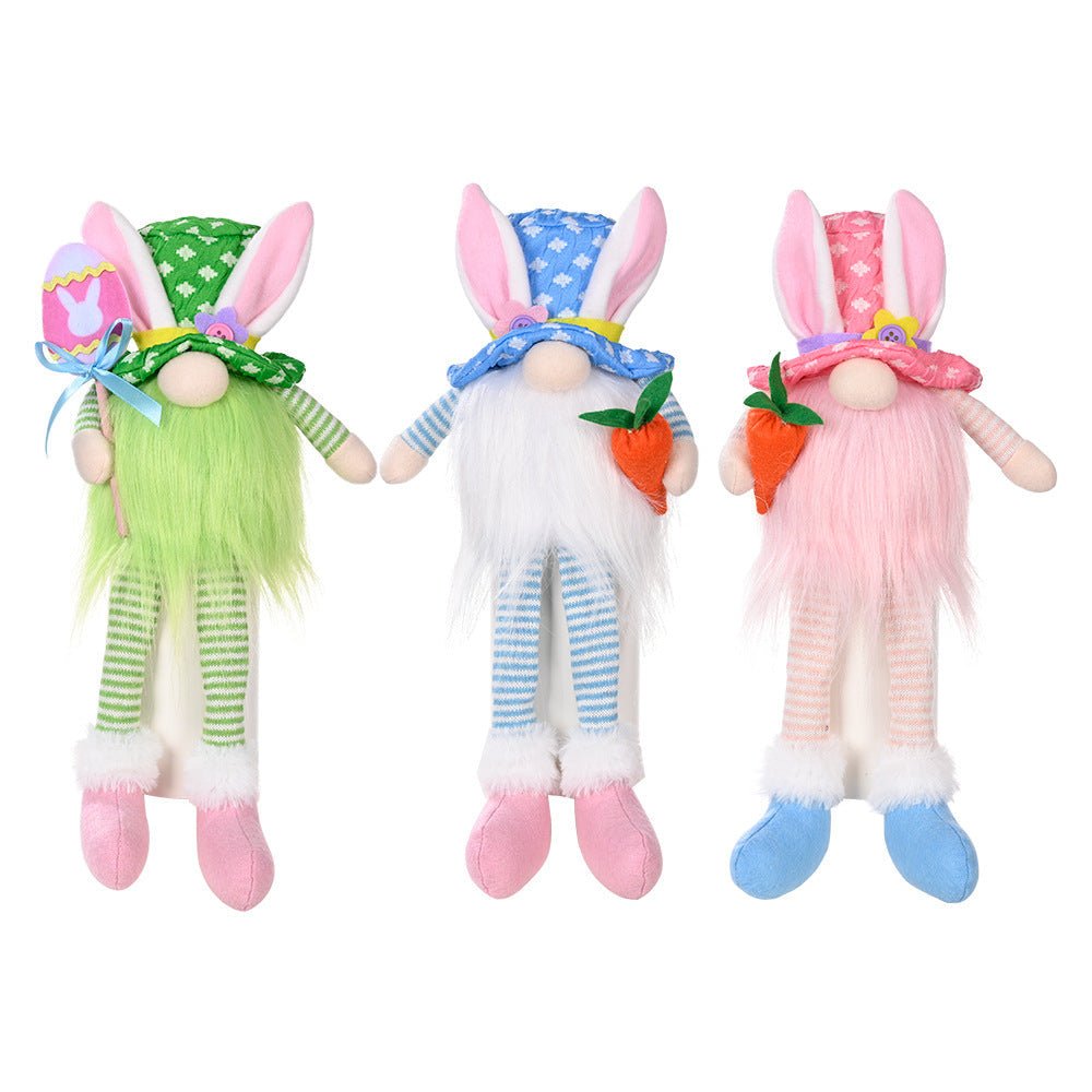 Long Legged Bunny With Easter Decorations And Lights | Luxury Home Accessories | Heulog Glow