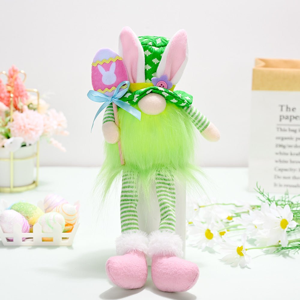 Long Legged Bunny With Easter Decorations And Lights | Luxury Home Accessories | Heulog Glow