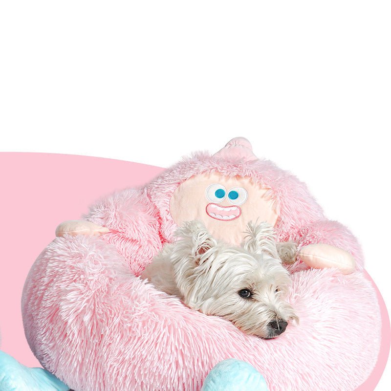 Long Plush Nest For Pets Thick And Warm Kennel For Fall And Winter Universal Sofa For Cats And Dogs Sleeping Mattress | Luxury Home Accessories | Heulog Glow