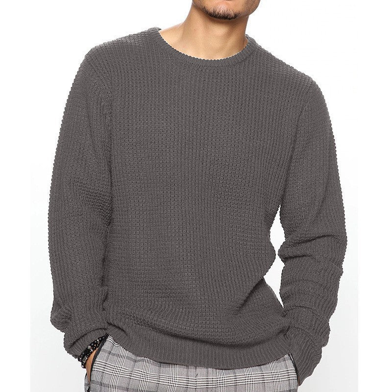 Long Sleeve Crew Neck Casual Men's Loose | Luxury Home Accessories | Heulog Glow