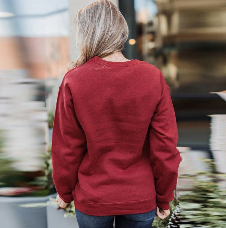 Long-sleeved Solid Color Letter Printed Sweatshirt | Luxury Home Accessories | Heulog Glow