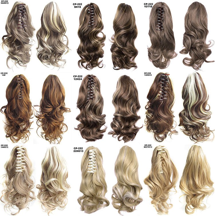 Long Wave Ponytail Wrap Around Ponytail Clip In Hair Headwear Gray Hairpiece Natural Extensions | Luxury Home Accessories | Heulog Glow