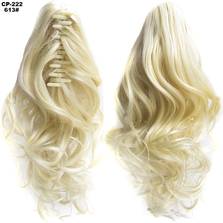 Long Wave Ponytail Wrap Around Ponytail Clip In Hair Headwear Gray Hairpiece Natural Extensions | Luxury Home Accessories | Heulog Glow