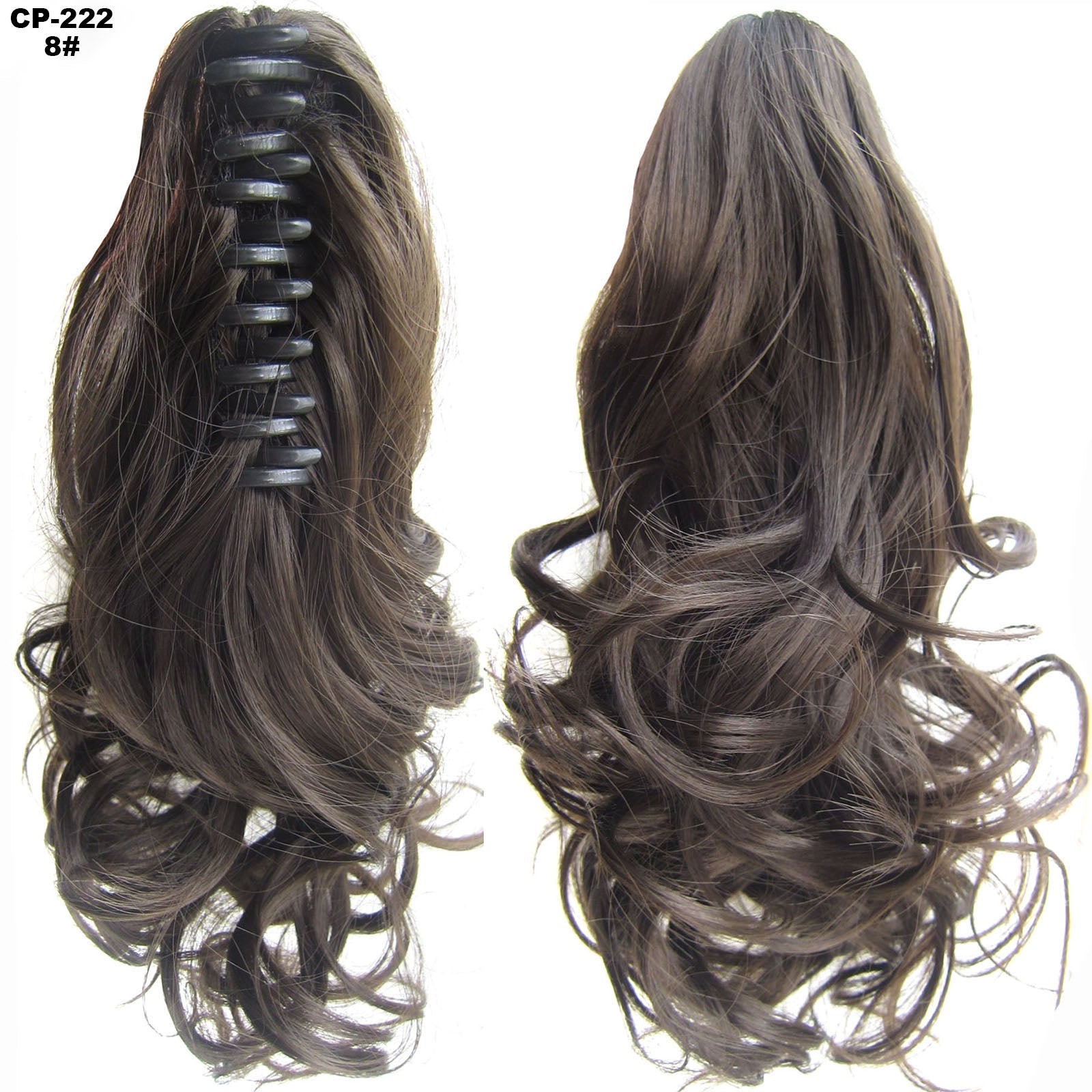 Long Wave Ponytail Wrap Around Ponytail Clip In Hair Headwear Gray Hairpiece Natural Extensions | Luxury Home Accessories | Heulog Glow