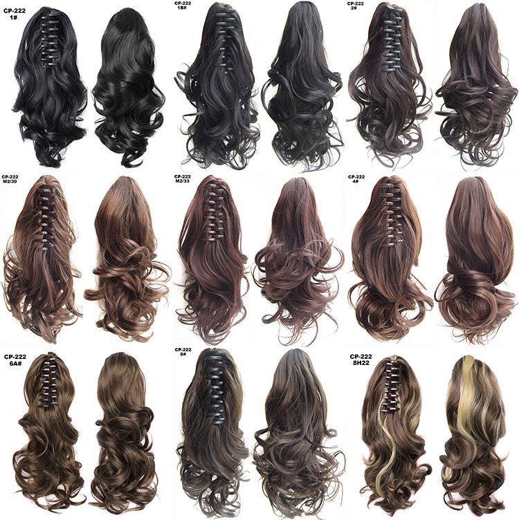 Long Wave Ponytail Wrap Around Ponytail Clip In Hair Headwear Gray Hairpiece Natural Extensions | Luxury Home Accessories | Heulog Glow