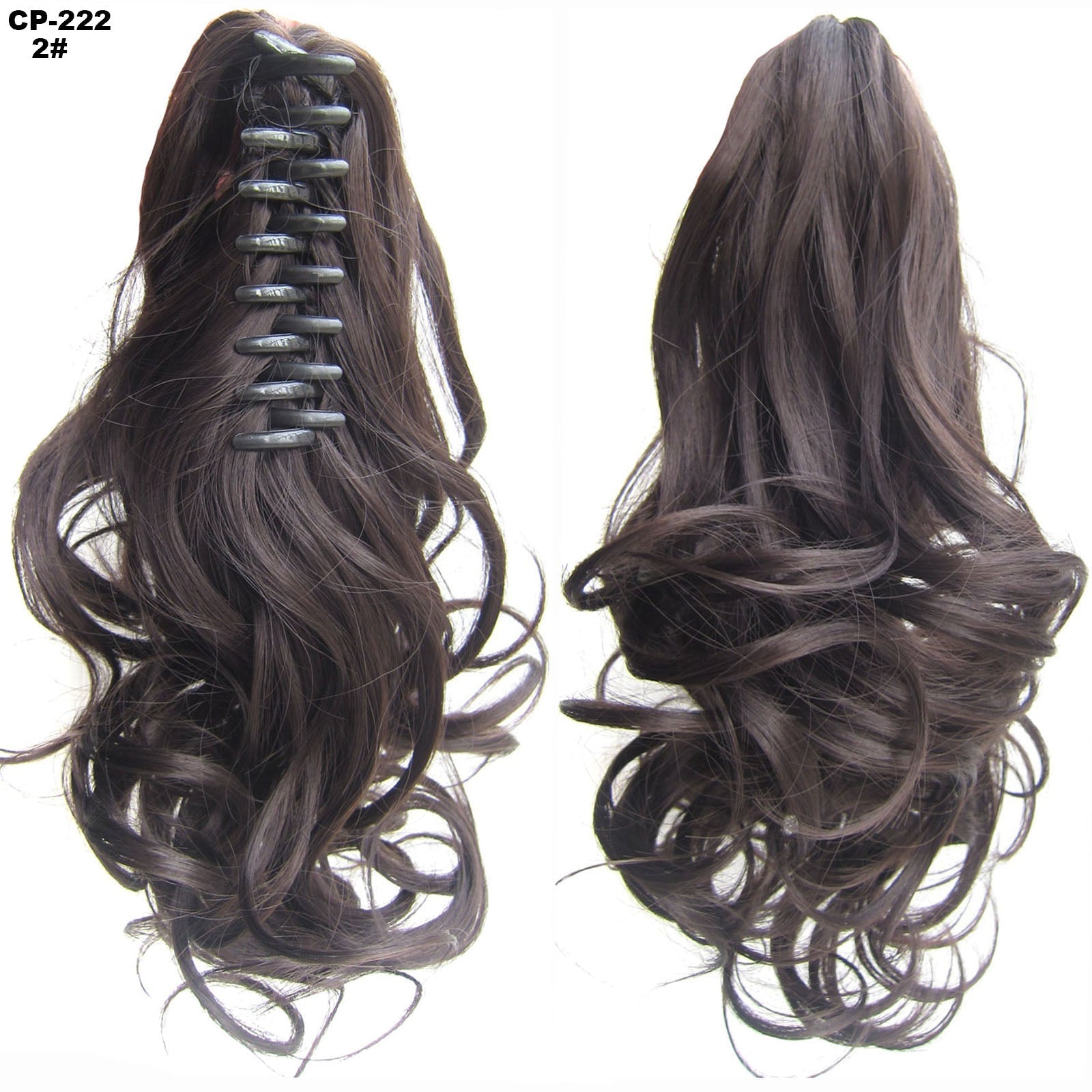 Long Wave Ponytail Wrap Around Ponytail Clip In Hair Headwear Gray Hairpiece Natural Extensions | Luxury Home Accessories | Heulog Glow