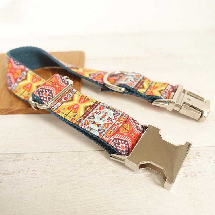 Loose Dog Collar With Metal Buckle | Luxury Home Accessories | Heulog Glow