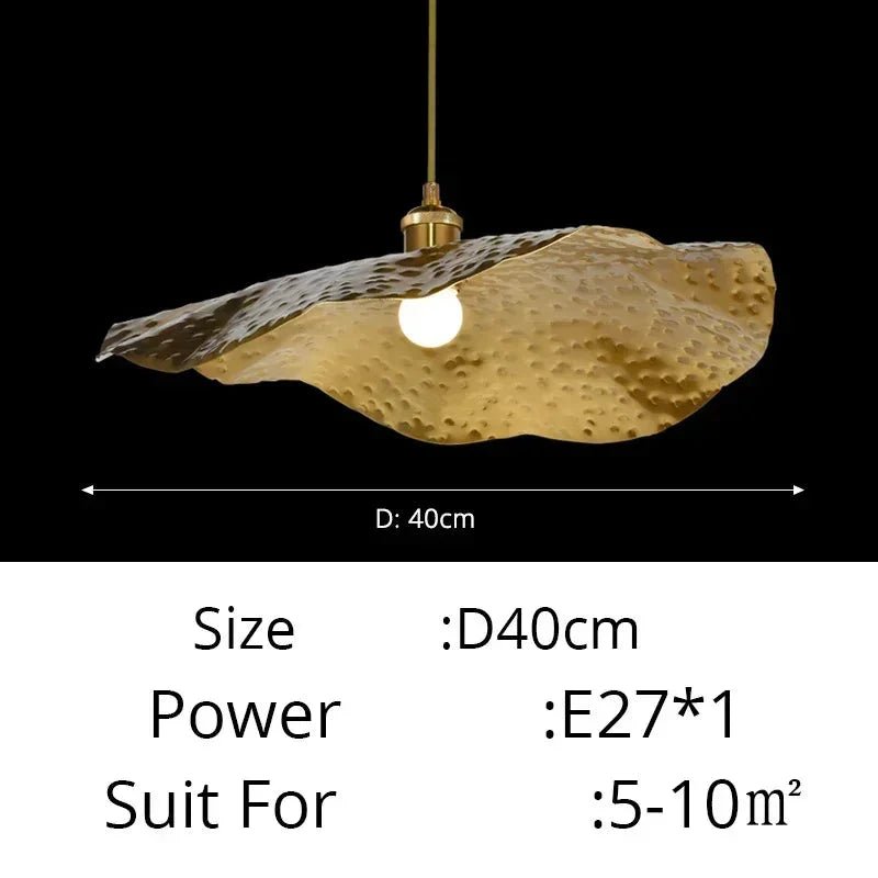 Lotus Leaf Chandelier Kitchen Retro Creative Light | Luxury Home Accessories | Heulog Glow