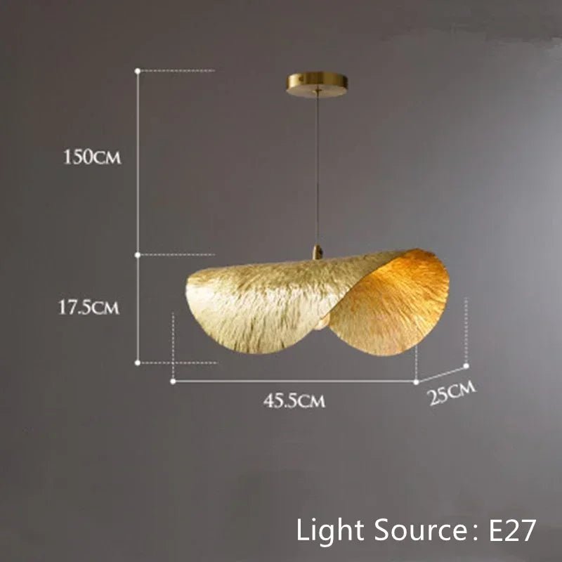 Lotus Leaf Chandelier Kitchen Retro Creative Light | Luxury Home Accessories | Heulog Glow