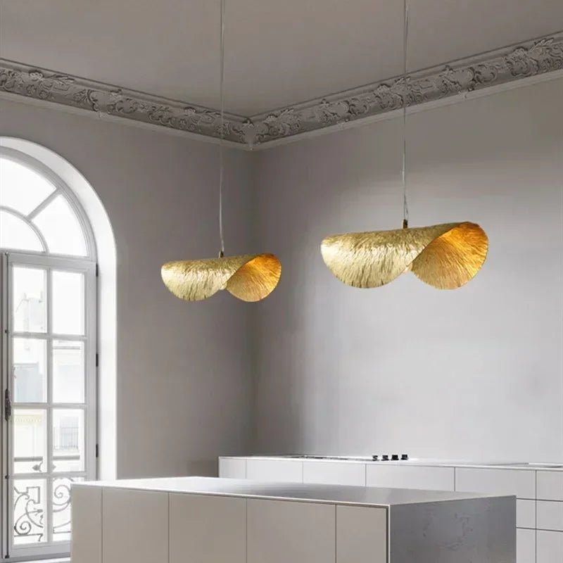 Lotus Leaf Chandelier Kitchen Retro Creative Light | Luxury Home Accessories | Heulog Glow