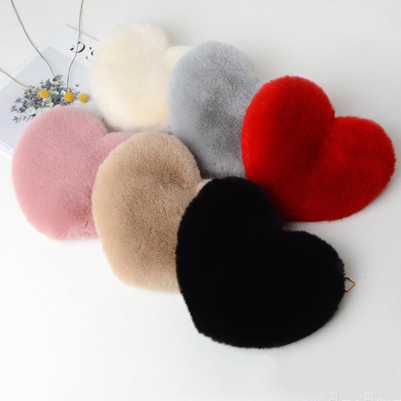 Love Bags For Women Plush Chain Shoulder Bags Valentine's Day Party Bag | Luxury Home Accessories | Heulog Glow