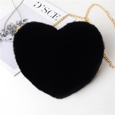 Love Bags For Women Plush Chain Shoulder Bags Valentine's Day Party Bag | Luxury Home Accessories | Heulog Glow
