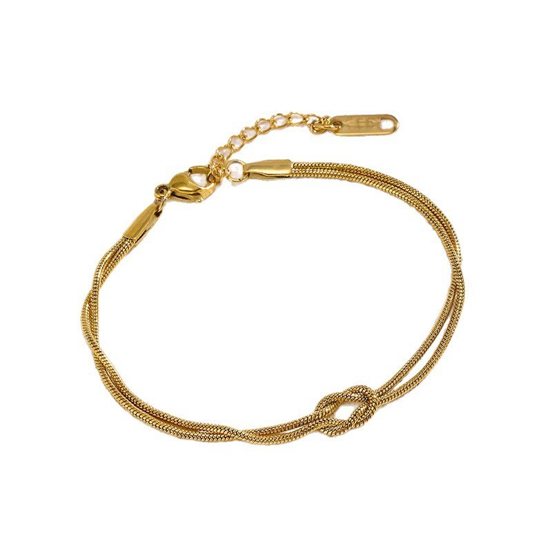 Love Knot Double Snake Love Knot Infinite Love Couple Bracelet | Luxury Home Accessories | Heulog Glow