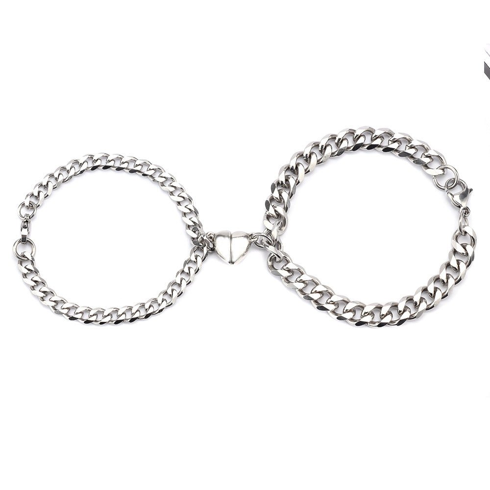 Love Magnet Attracts a Pair Of Male And Female Couple Bracelets | Luxury Home Accessories | Heulog Glow