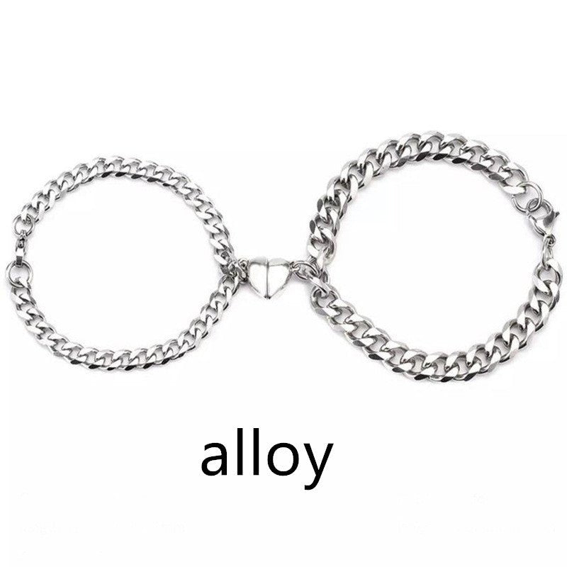 Love Magnet Attracts a Pair Of Male And Female Couple Bracelets | Luxury Home Accessories | Heulog Glow