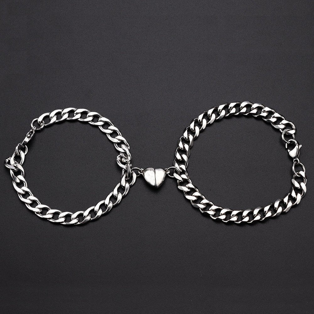 Love Magnet Attracts a Pair Of Male And Female Couple Bracelets | Luxury Home Accessories | Heulog Glow