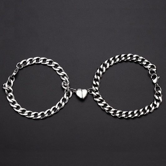 Love Magnet Attracts a Pair Of Male And Female Couple Bracelets | Luxury Home Accessories | Heulog Glow