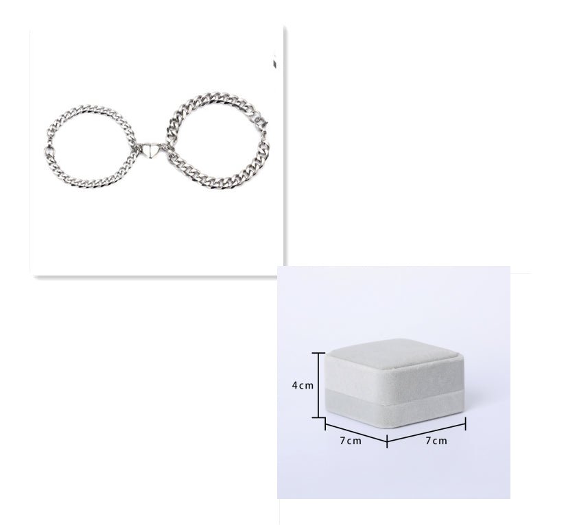 Love Magnet Attracts a Pair Of Male And Female Couple Bracelets | Luxury Home Accessories | Heulog Glow