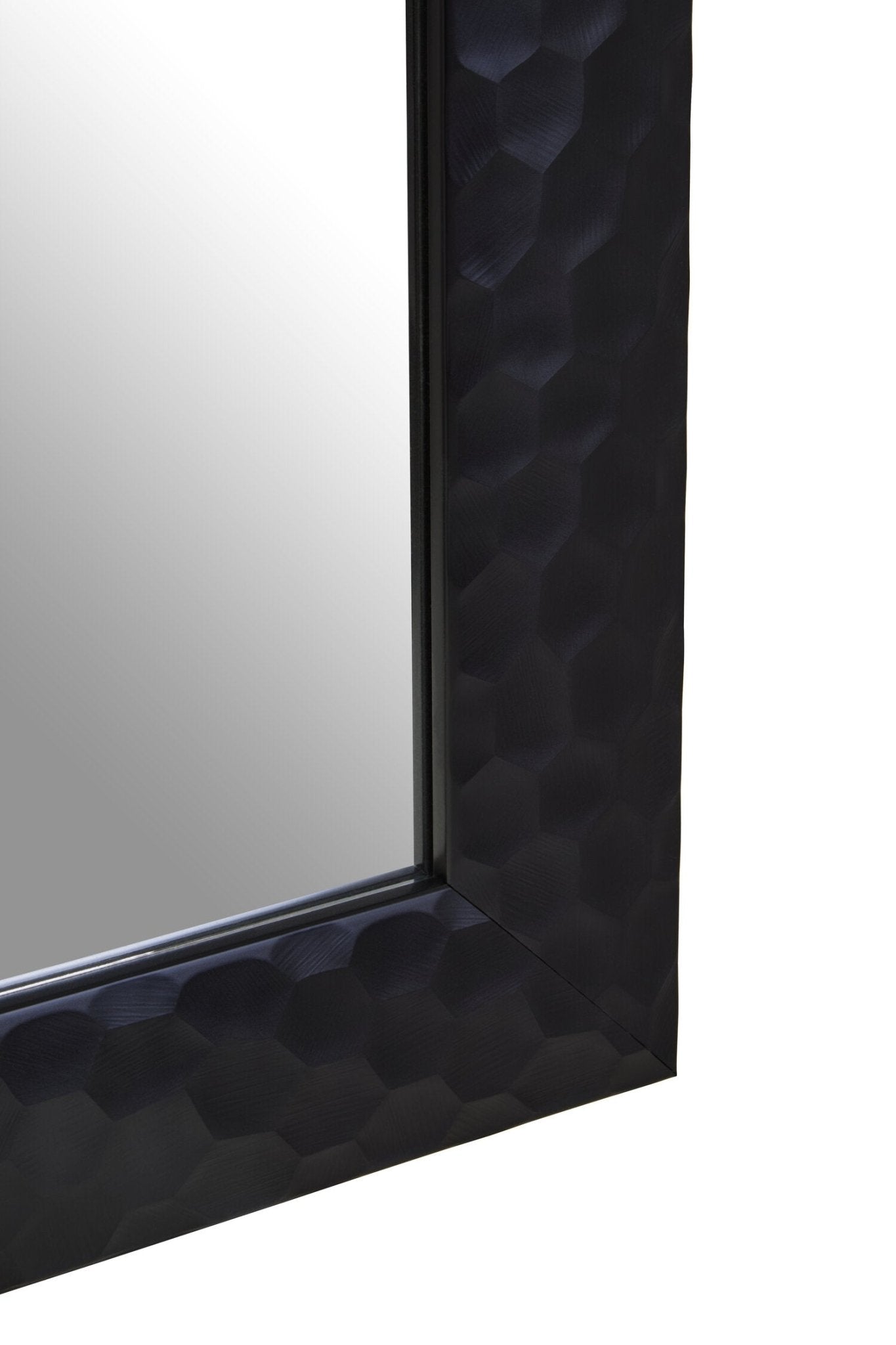 Ludlow Wall Mirror With Black Frame | Luxury Home Accessories | Heulog Glow