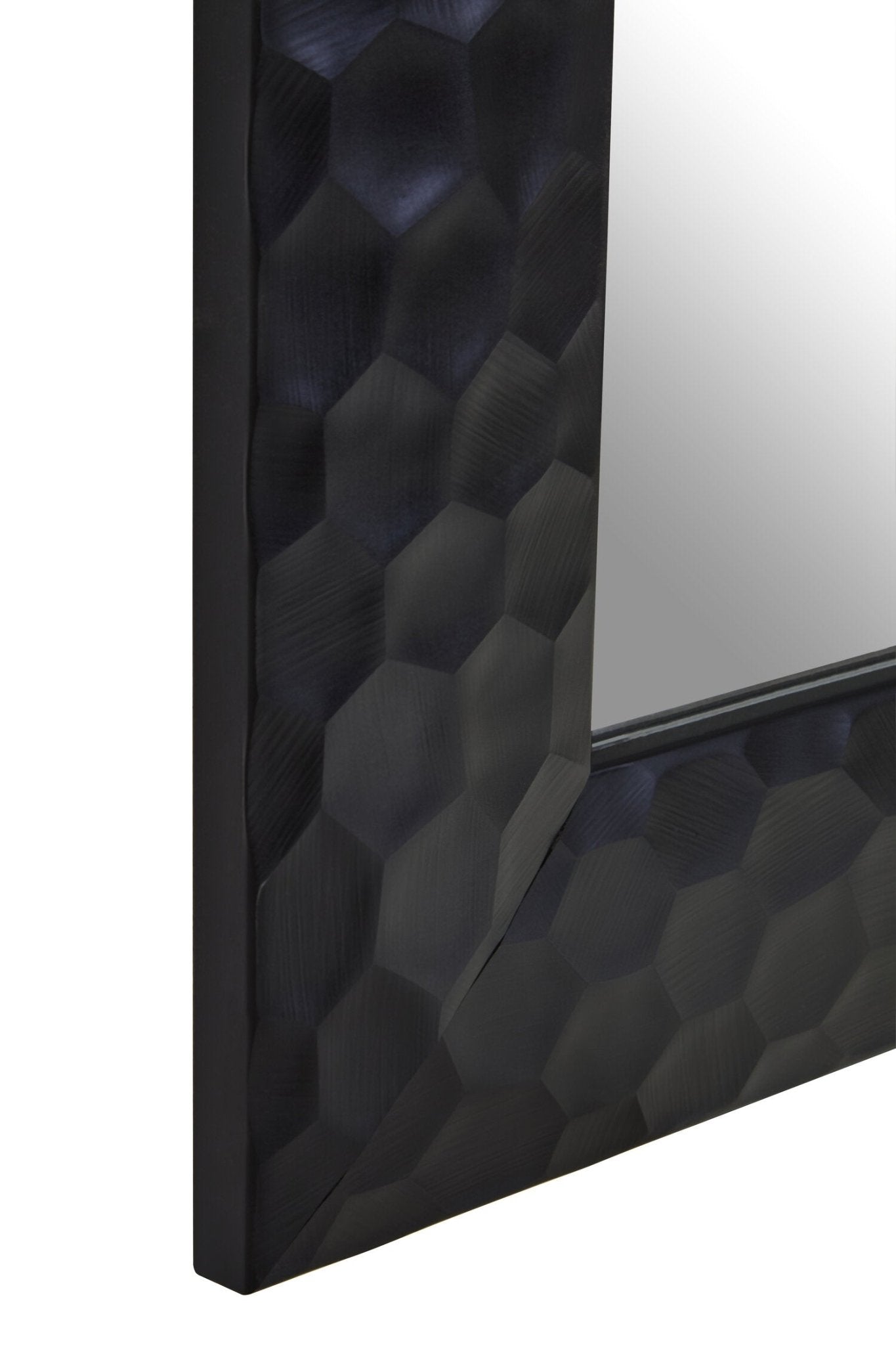 Ludlow Wall Mirror With Black Frame | Luxury Home Accessories | Heulog Glow