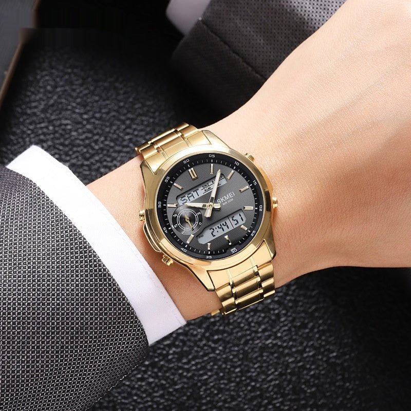 Luminous Multifunctional Men's Steel Strap Watch | Luxury Home Accessories | Heulog Glow