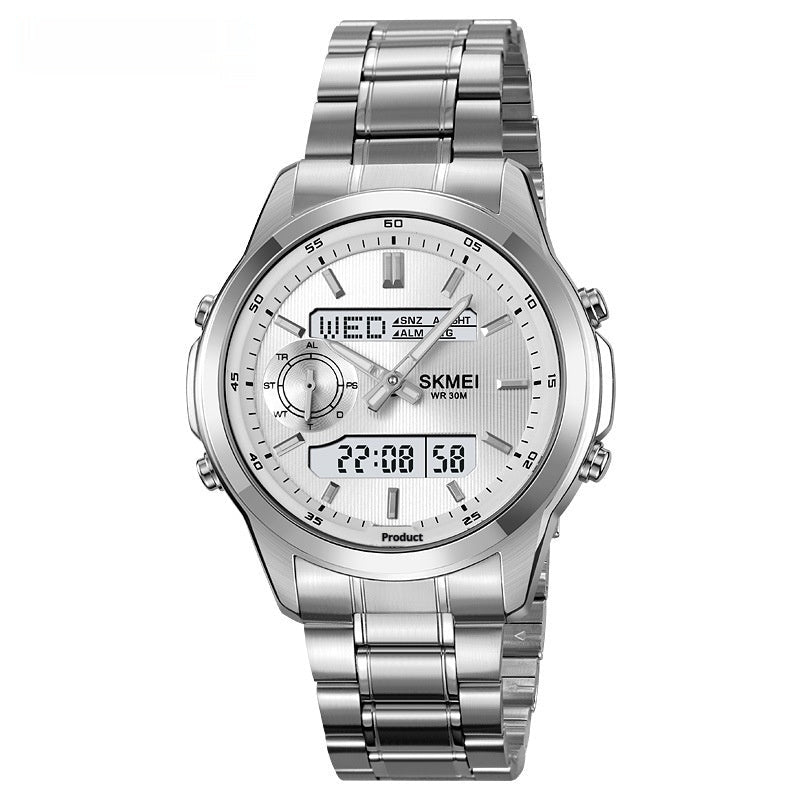 Luminous Multifunctional Men's Steel Strap Watch | Luxury Home Accessories | Heulog Glow