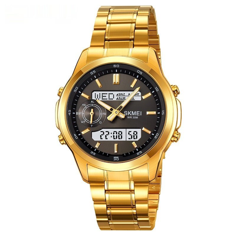 Luminous Multifunctional Men's Steel Strap Watch | Luxury Home Accessories | Heulog Glow