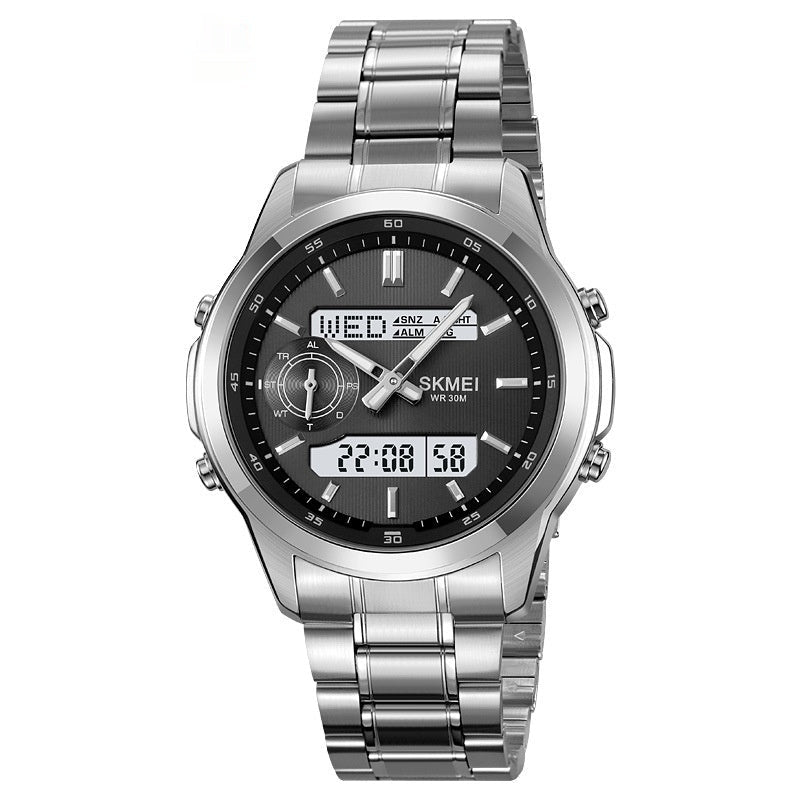 Luminous Multifunctional Men's Steel Strap Watch | Luxury Home Accessories | Heulog Glow