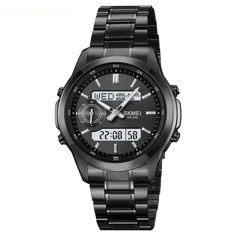 Luminous Multifunctional Men's Steel Strap Watch | Luxury Home Accessories | Heulog Glow